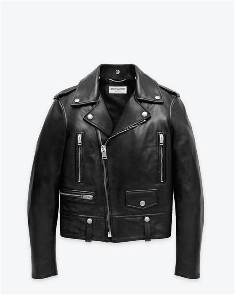 ysl leather brown jacket|Saint Laurent Official Online Store .